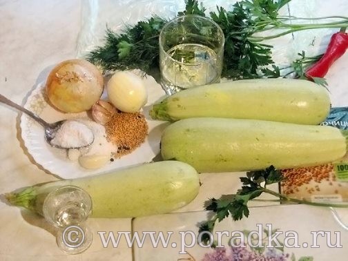 Как сделать кабачки в горчице