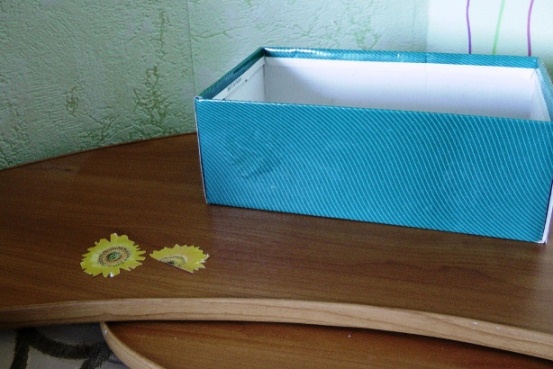 декор картонной коробки