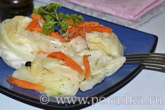 маринованная капуста кусочками быстрого приготовления