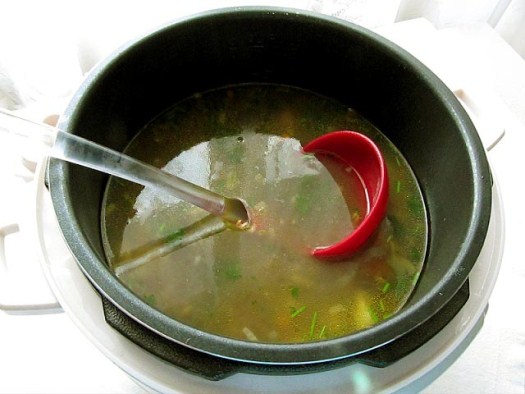 суп с чечевицей в мультиварке