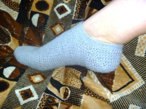 вязание носков крючком