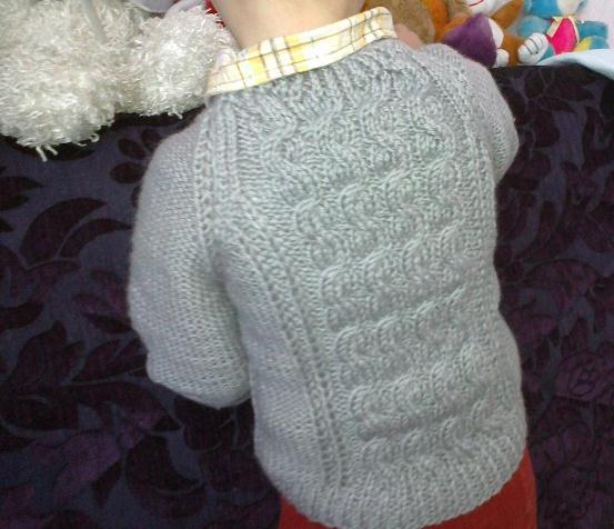 как связать спицами пуловер для 3 летнего мальчика