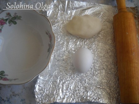тарелка из соленого теста