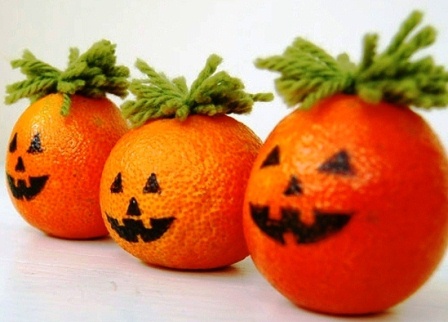апельсины на хеллоуин